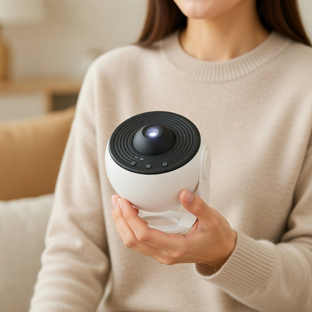 Rotating dome projects smoothly